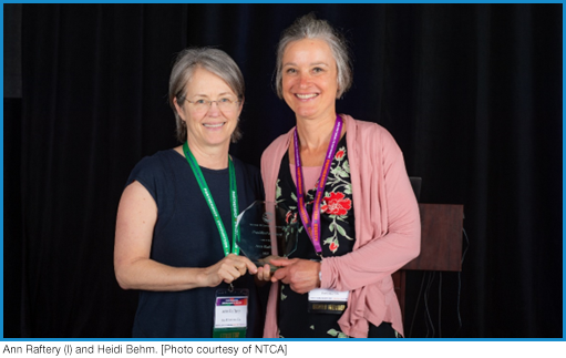 Ann Raftery (l) and Heidi Behm. [Photo courtesy of NTCA]