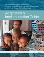 Adaptation and Implementation Guide for WHO Contact Investigation Recommendations 2015 Cover 