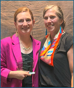 Jennifer Hubber (left) and Lana Dov