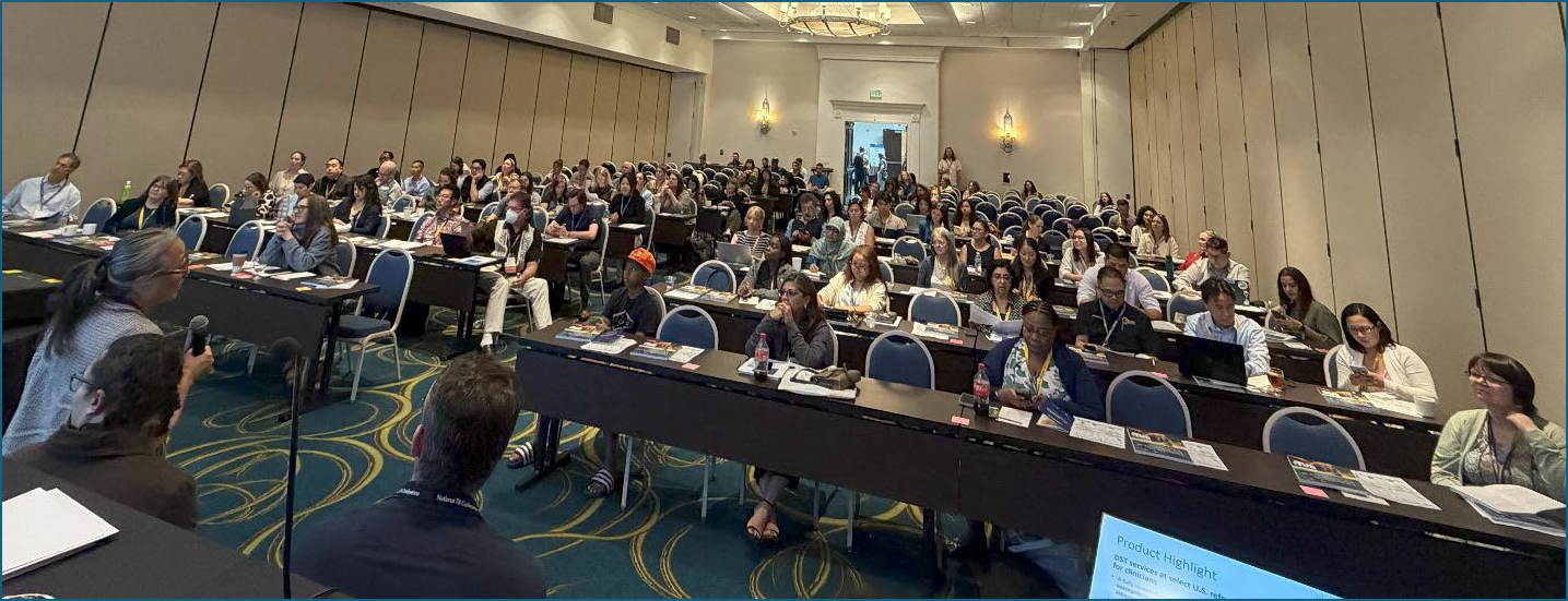 CITC’s Lisa Chen (left, foreground) addresses the Western Region breakout session.