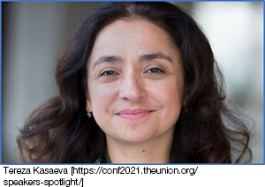 Tereza Kasaeva [https;//conf2021.theunion.theunion.org/speaker-spotlight/]