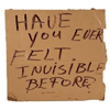 feeling invisible sign