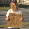 Homeless man in Anchorage