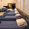 rows of beds