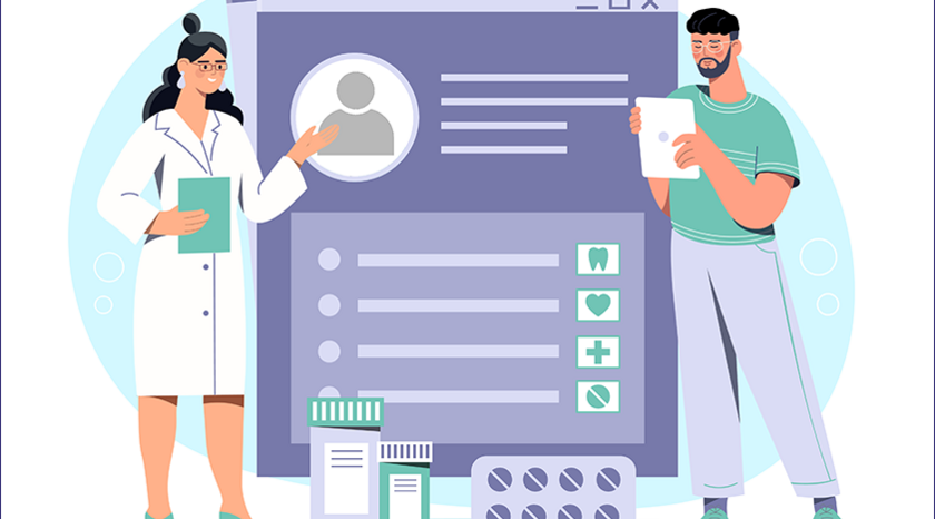 two healthcare workers discussing tuberculosis case management
