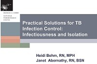 Go to online Practical Solutions for TB Infection Control page Go to online Practical Solutions for TB Infection Control page