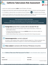 Go to online California Tuberculosis Risk Assessment page